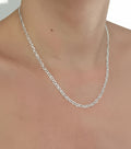 Sterling Silver 925 Flat Marina Bracelet, Anklet, Necklace Chain - view 4