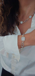 Chain Link Toggle Bracelet - view 8