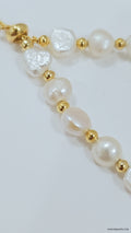 Genuine Fresh Water Pearl Slider Bracelet - view 3