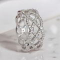Sterling Silver Statement Wide Band Ring
