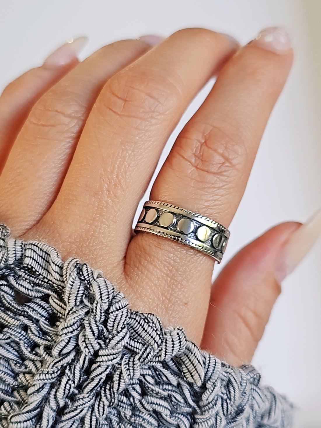 Sterling Silver 925 Unisex Bali Ring