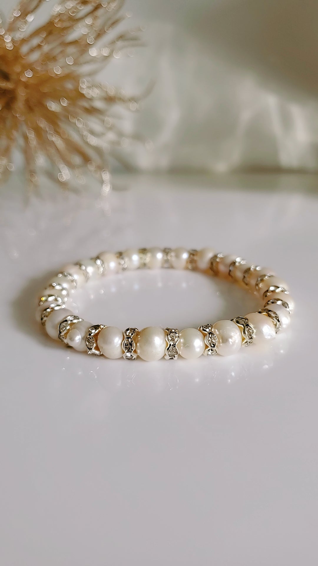 Genuine Fresh Water Pearl Slider Bracelet - view 7