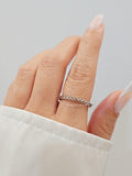 Sterling Silver 925 Simple Statement Band Ring - view 4