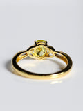 Sterling Silver Gold 925 Celtic Peridot Ring - view 7