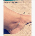 Sterling Silver 925 Beaded Anklet - view 2