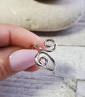Minimalist Bohemian Style Swirl Ring - view 2