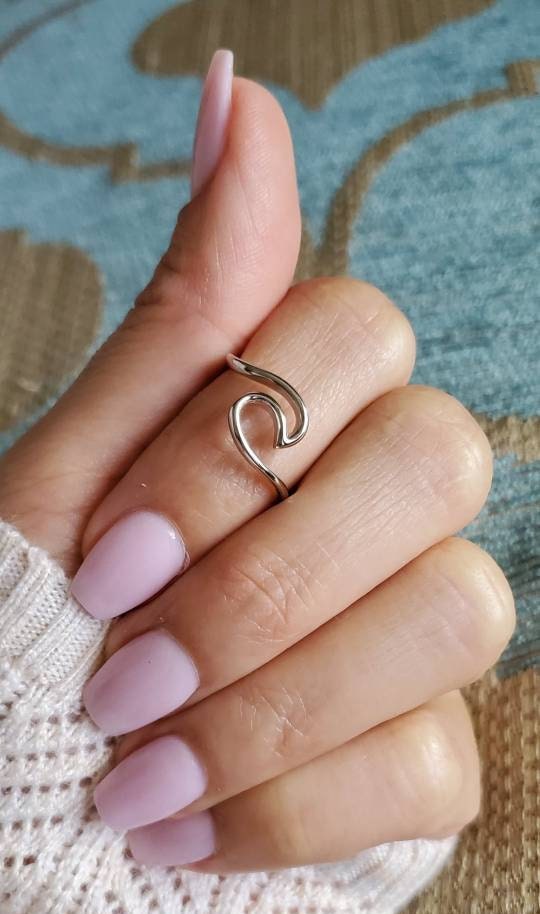 Sterling Silver Wave Pura Vida Ring - view 3