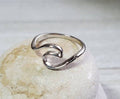 Sterling Silver Wave Pura Vida Ring