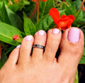 Sterling Silver Adjustable Moon and Stars Midi or Toe Ring - view 2