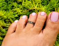 Sterling Silver Adjustable Moon and Stars Midi or Toe Ring - view 5