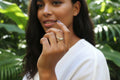 Curved Sterling Silver Ring - view 2