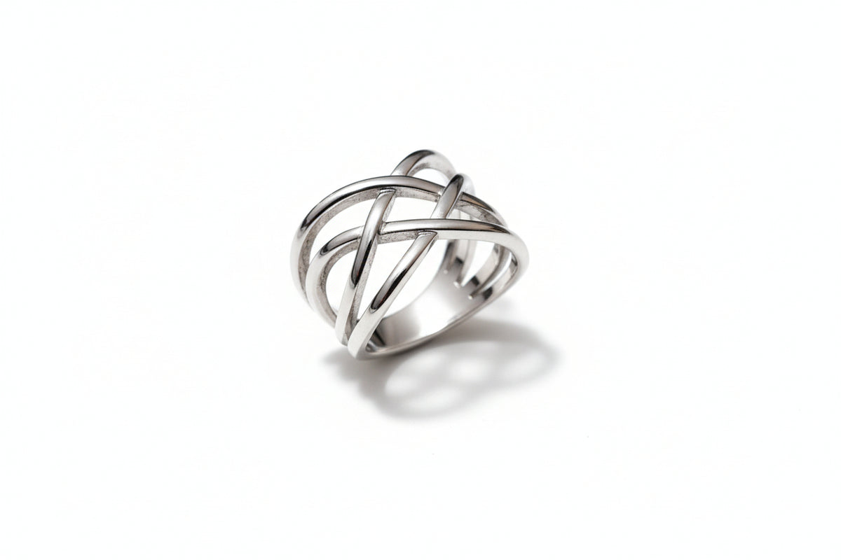 Sterling Silver Bold Ring - view 5