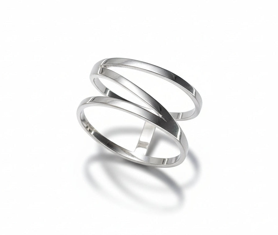 Sterling Silver Cage Ring