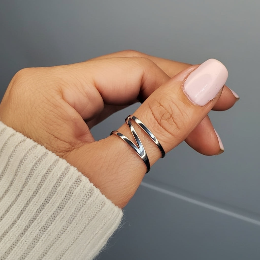 Sterling Silver Cage Ring - view 4