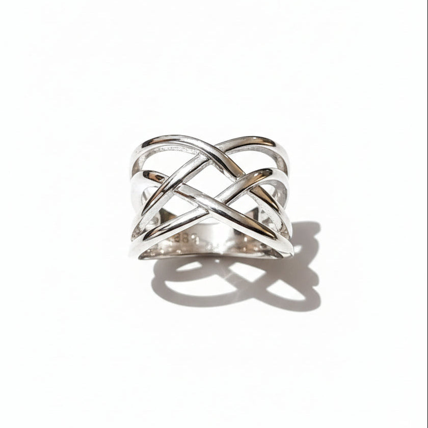 Sterling Silver Bold Ring - view 3