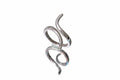 Curved Sterling Silver Ring - view 5