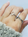 Sterling Silver Teardrop Ring - view 4