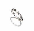 Sterling Silver Dainty Swirl Band - view 5