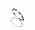 Sterling Silver Dainty Swirl Band