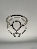 Sterling Silver Teardrop Ring - view 5