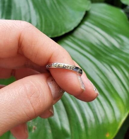 Engraved "World's Best Mom" - view 2