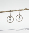 Sterling Silver 925 Moonstone Drop Earrings