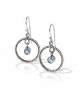 Sterling Silver 925 Moonstone Drop Earrings - view 4