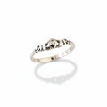 Sterling Silver Tiny Claddagh Dainty Irish Ring