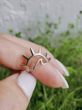 Sun Wave Sterling Silver Ring - view 2