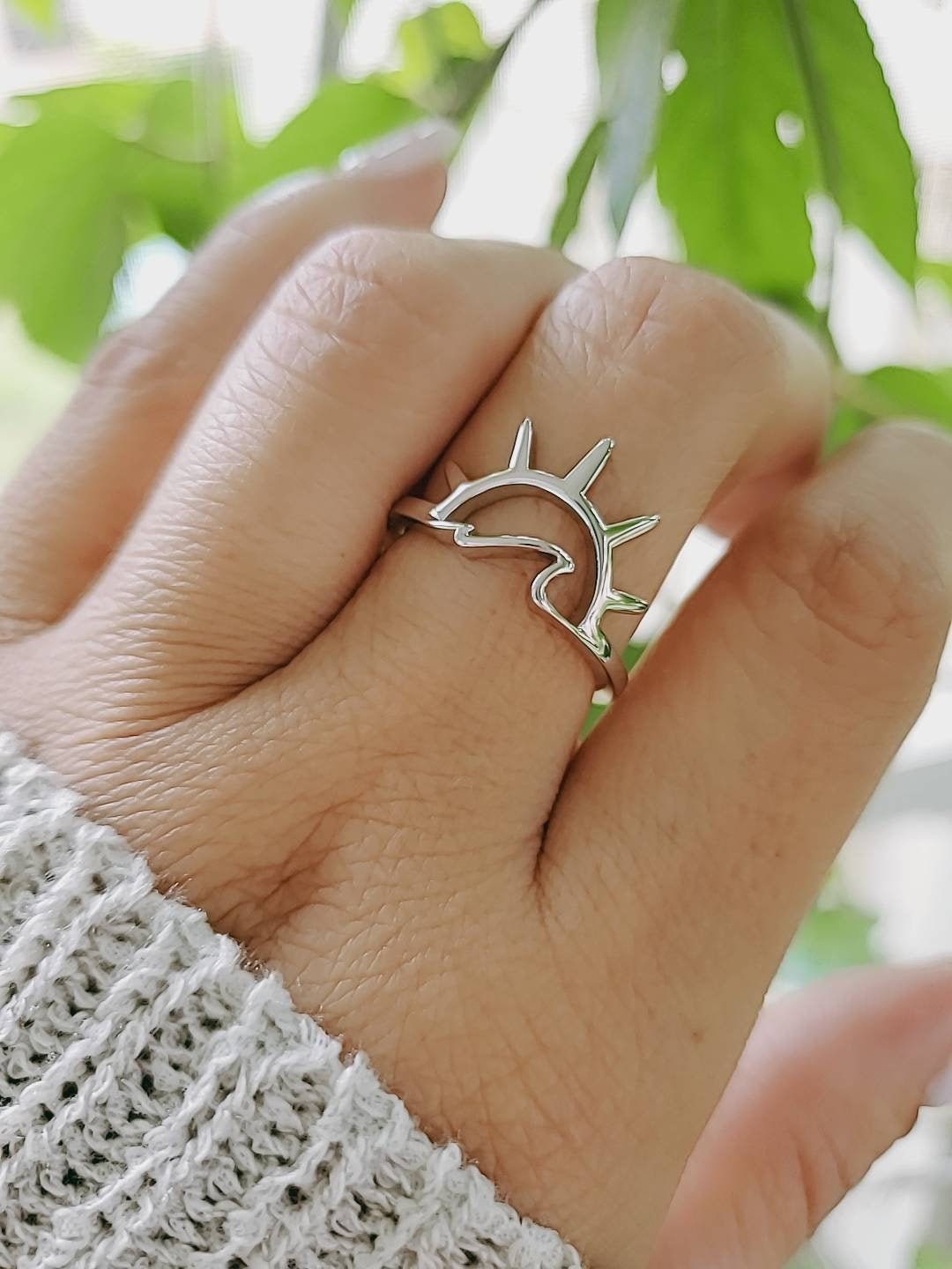 Sun Wave Sterling Silver Ring - view 3
