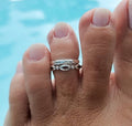 Sterling Silver Adjustable Ring - view 3