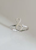Sterling Silver Swam Toe Ring - view 3