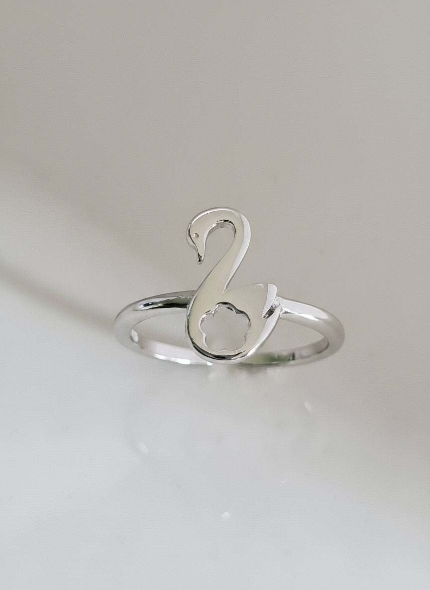 Sterling Silver Swam Toe Ring - view 3
