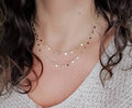 Gold Disc Layering Choker Chain - view 5