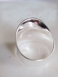 Concave Sterling Silver Ring - view 2
