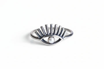 Sterling Silver 925 Protection Evil Eye Ring
