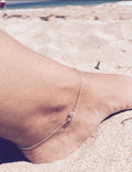 Sterling Silver 925 Beaded Anklet