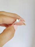 Sterling Silver Natural Mother of Pearl Ring - view 5
