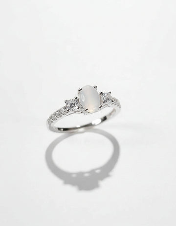 Sterling Silver Natural Mother of Pearl Ring