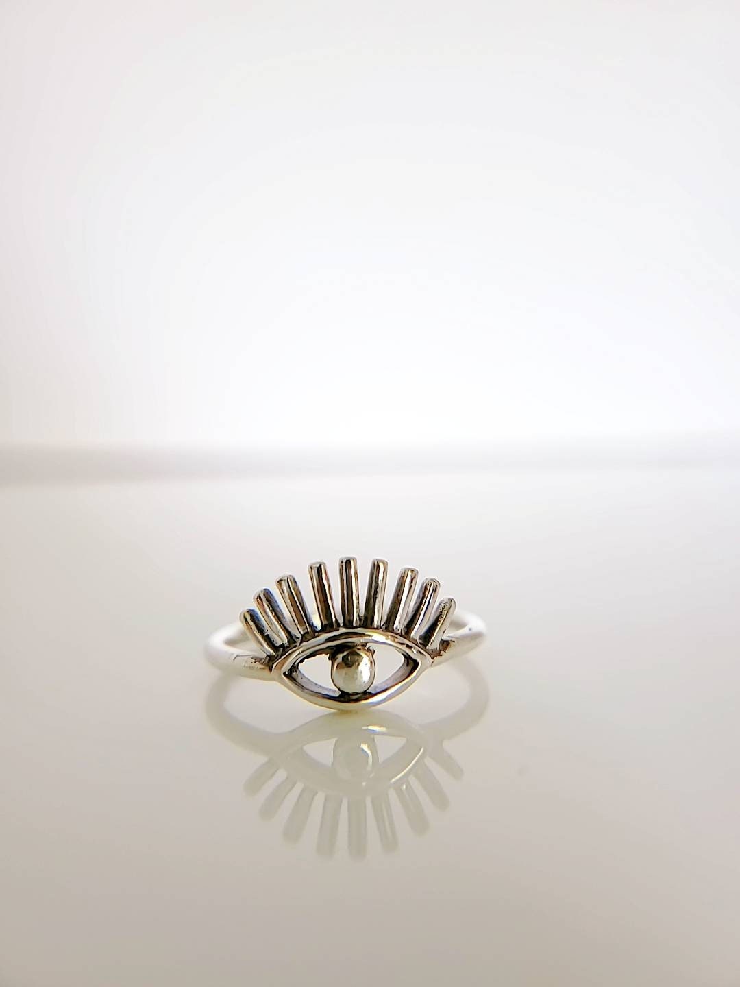 Sterling Silver 925 Protection Evil Eye Ring - view 4