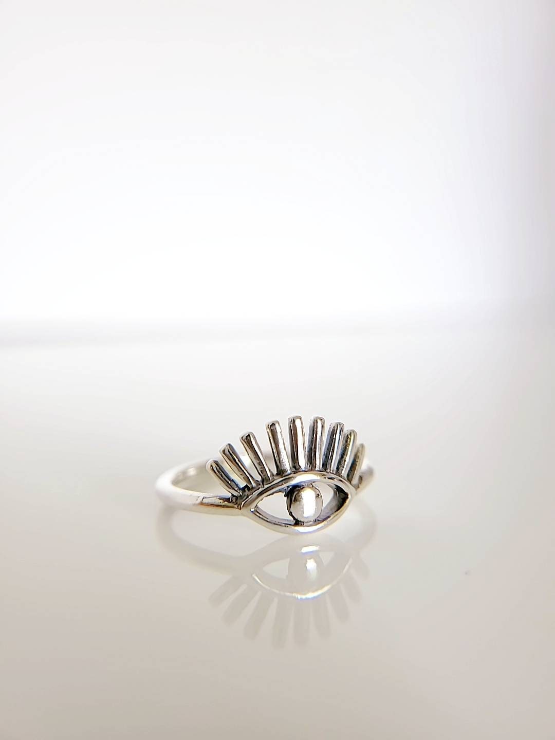 Sterling Silver 925 Protection Evil Eye Ring - view 3