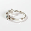 Sterling Silver 925 Genuine Turquoise Ring - view 3